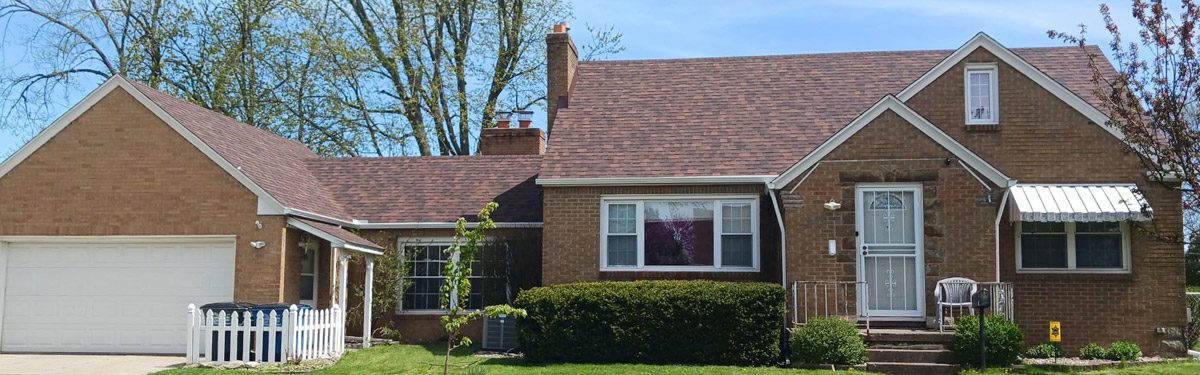 A new roof constructed by Anderson Roofing